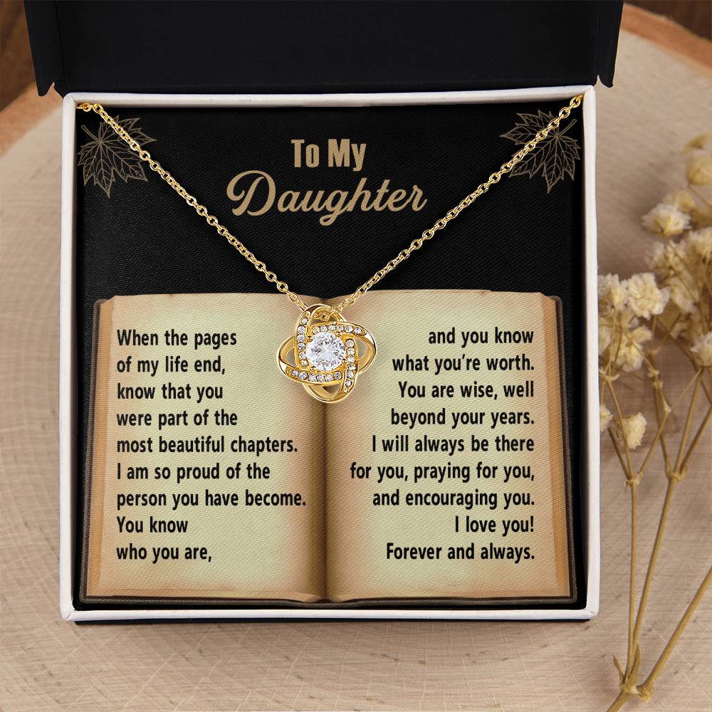 Beyond Your Years - Love Knot Necklace For Daughter