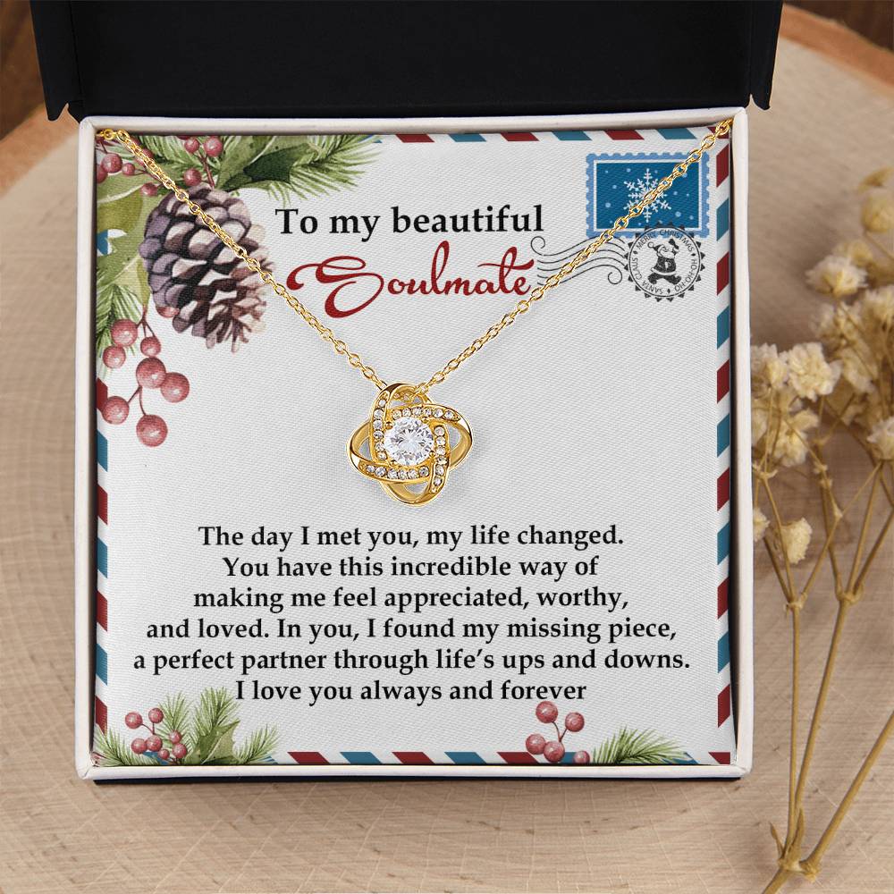 Perfect Partner - Love Knot Necklace For Soulmate For Christmas