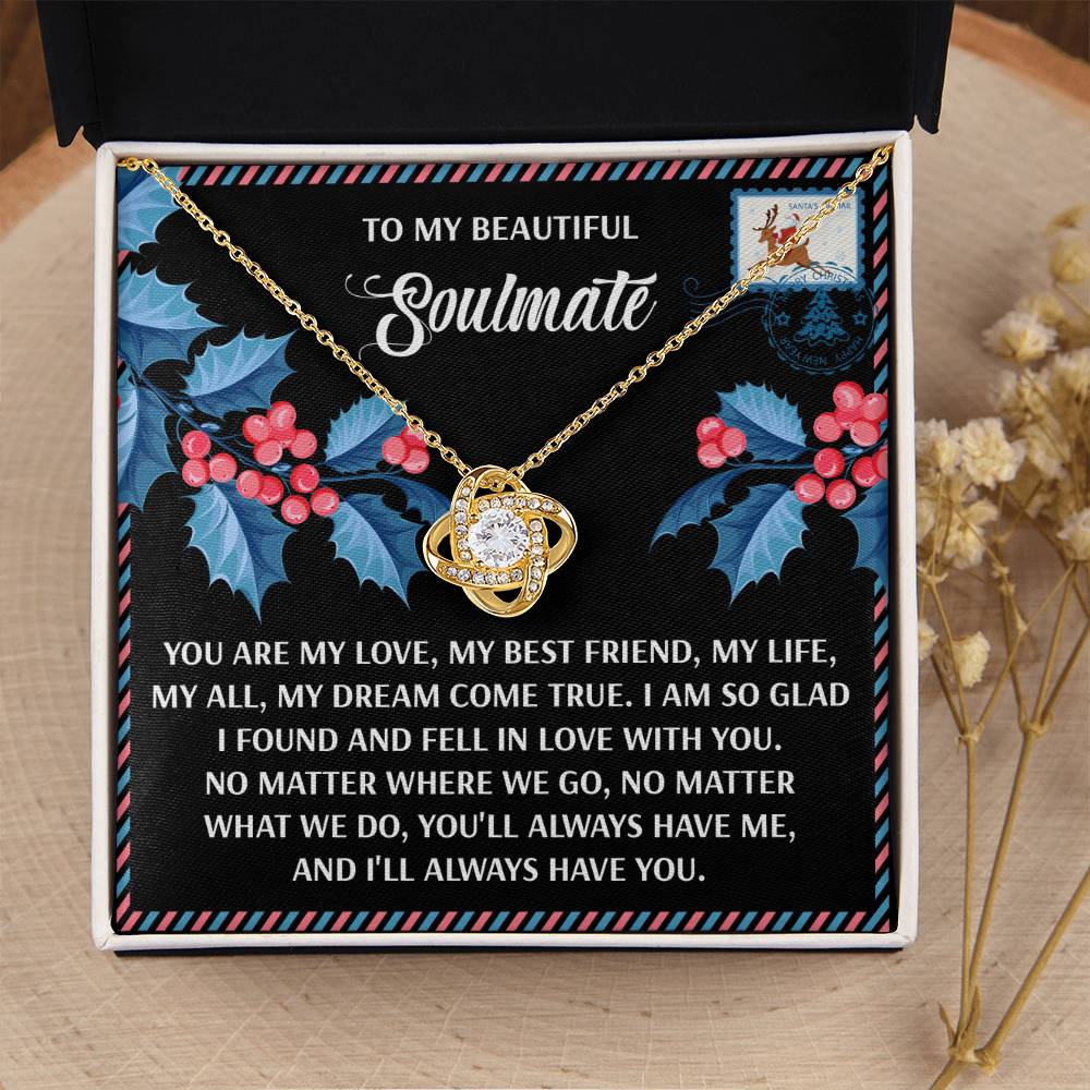 My Dream Come True - Love Knot Necklace For Soulmate For Christmas