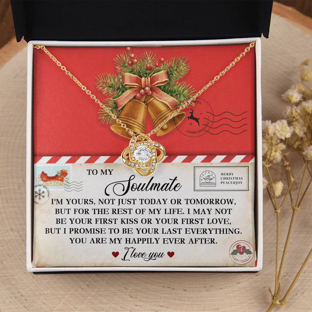 Happily Ever After - Love Knot Necklace For Soulmate For Christmas
