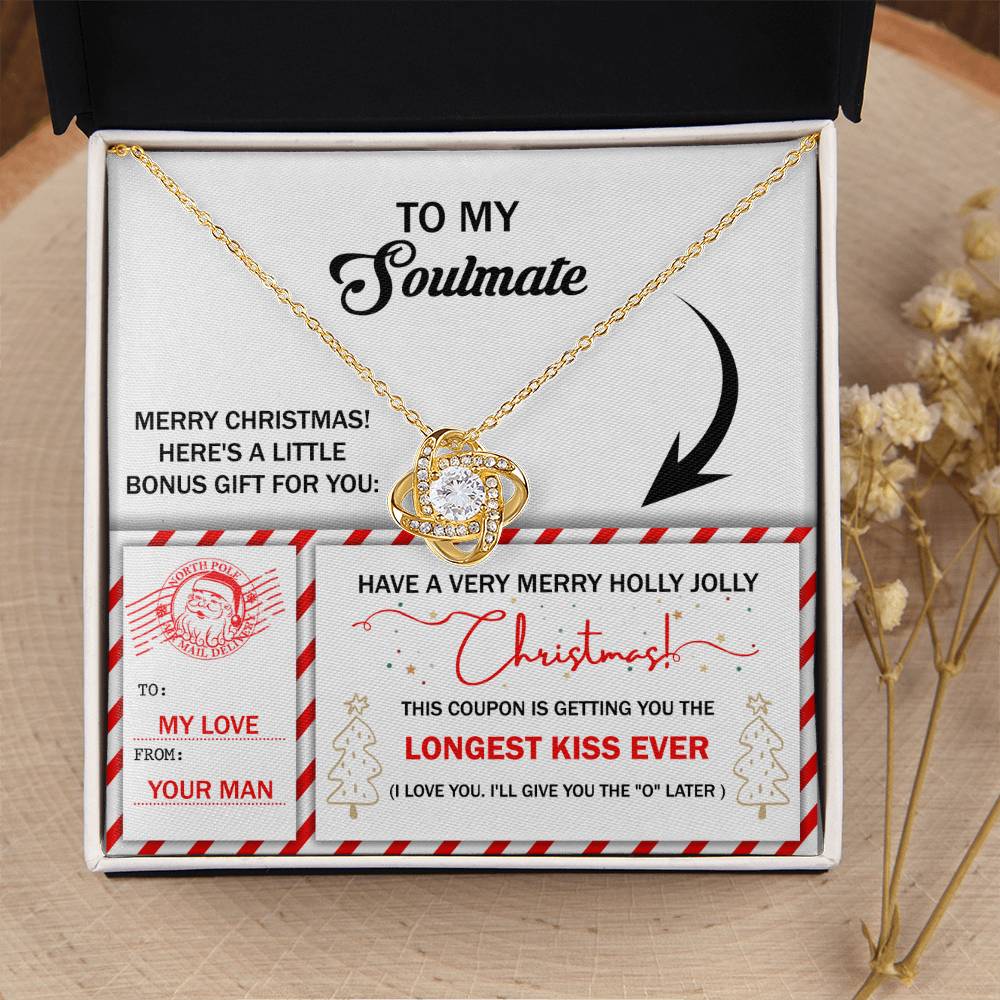Christmas Coupon - Love Knot Necklace For Soulmate For Christmas
