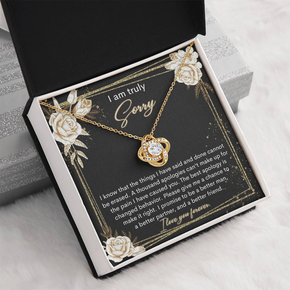 Best Apology - Love Knot Apology Necklace
