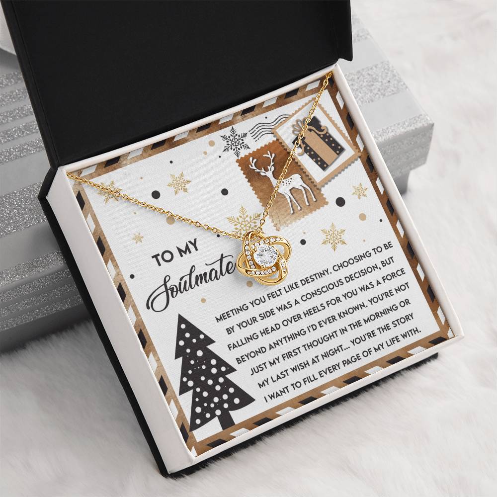 Like Destiny - Love Knot Necklace For Soulmate For Christmas
