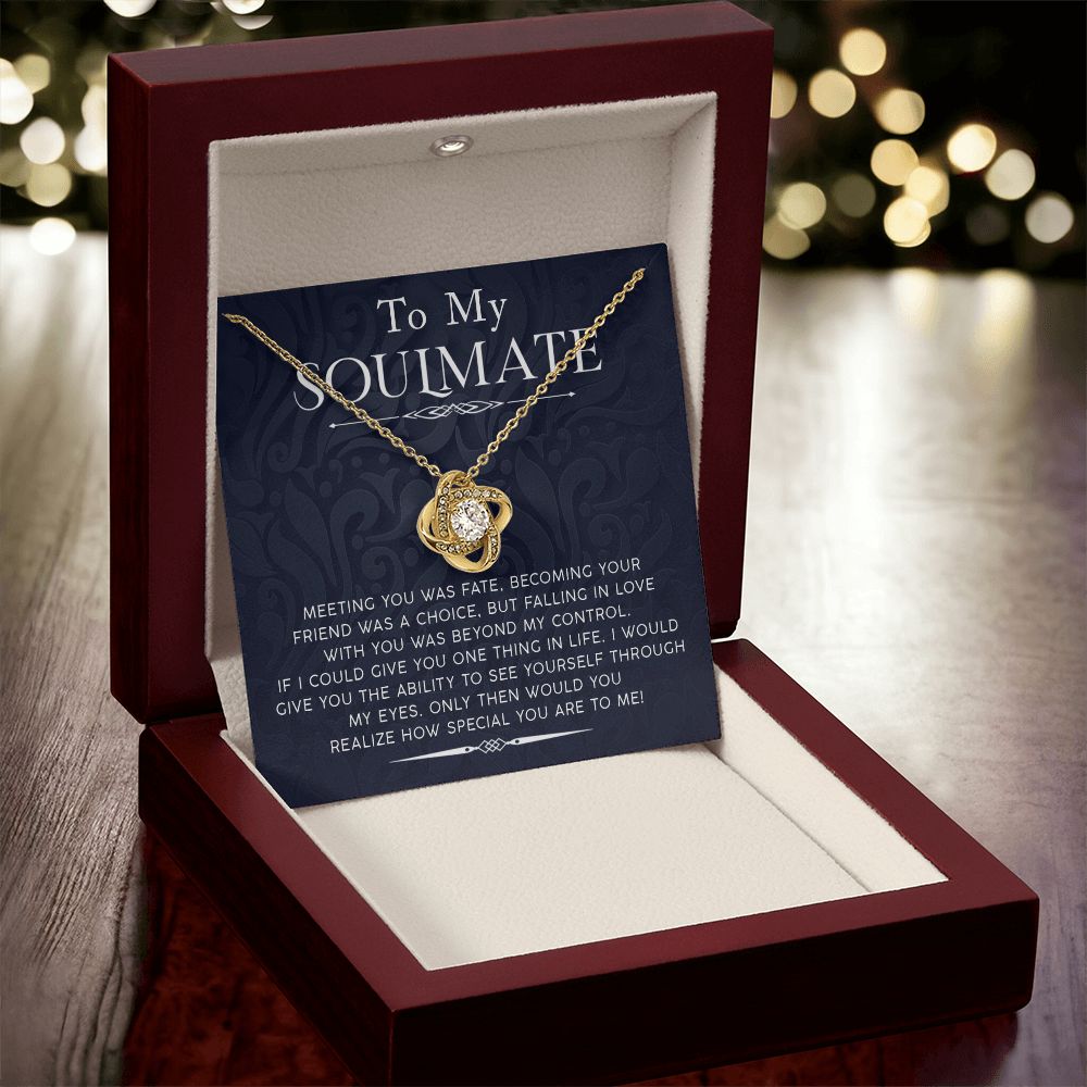 How Special You Are To Me - Love Knot Necklace For Soulmate