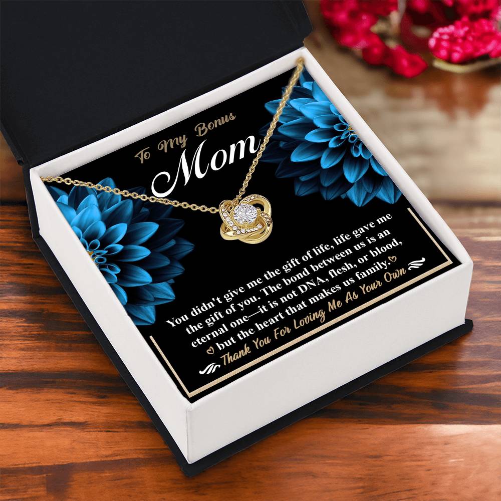 Gift Of You - Love Knot Necklace For Bonus Mom