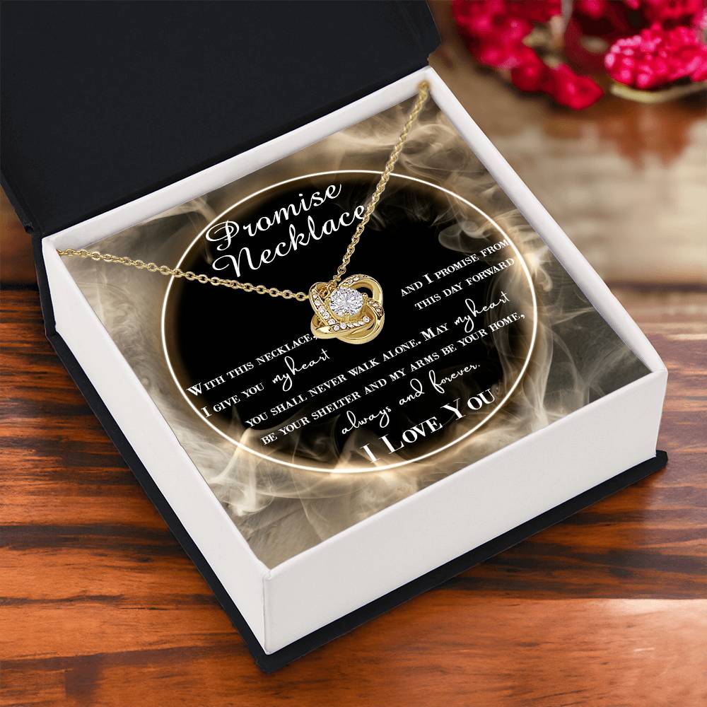 Promise Necklace - Love Knot Necklace For Wife
