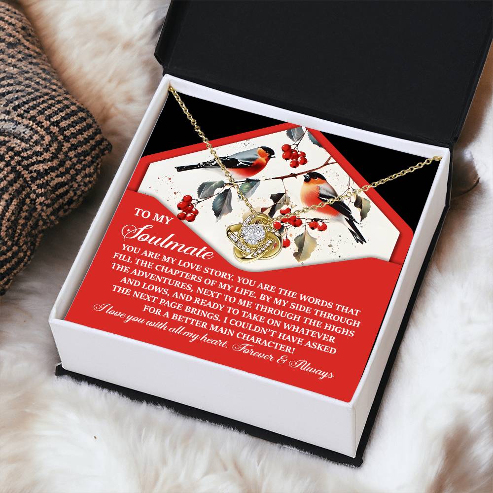 My Love Story - Love Knot Necklace For Soulmate For Christmas