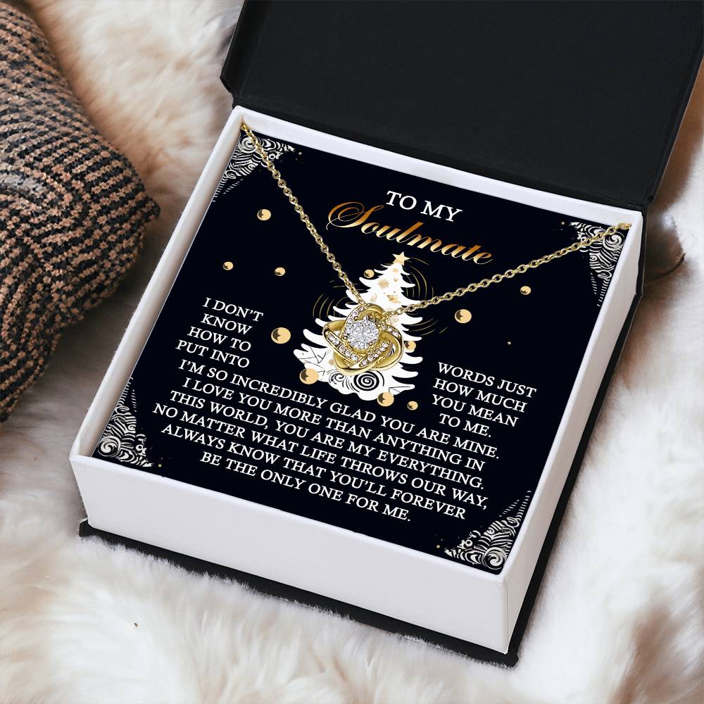 One For Me - Love Knot Necklace For Soulmate For Christmas