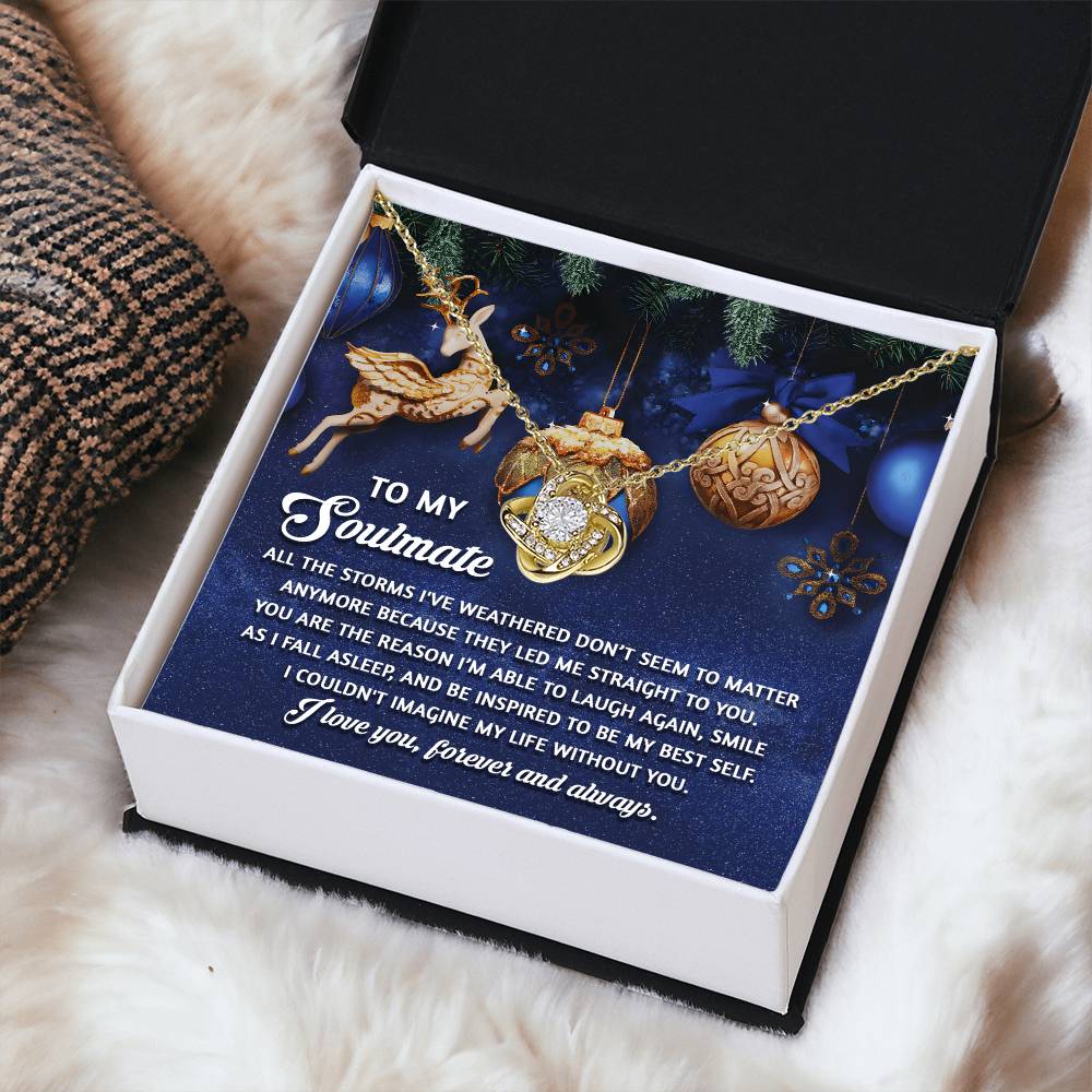 Straight To You - Love Knot Necklace For Soulmate For Christmas