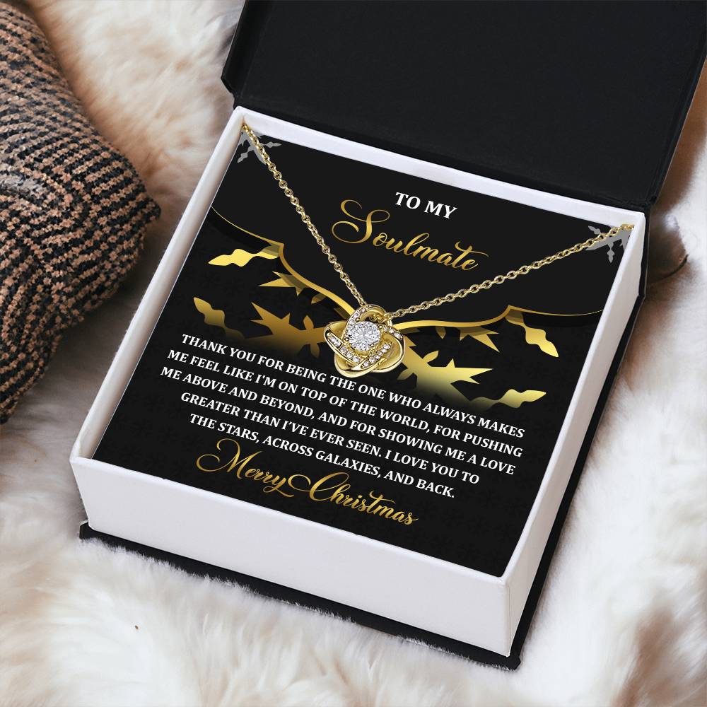 Top Of The World - Love Knot Necklace For Soulmate For Christmas