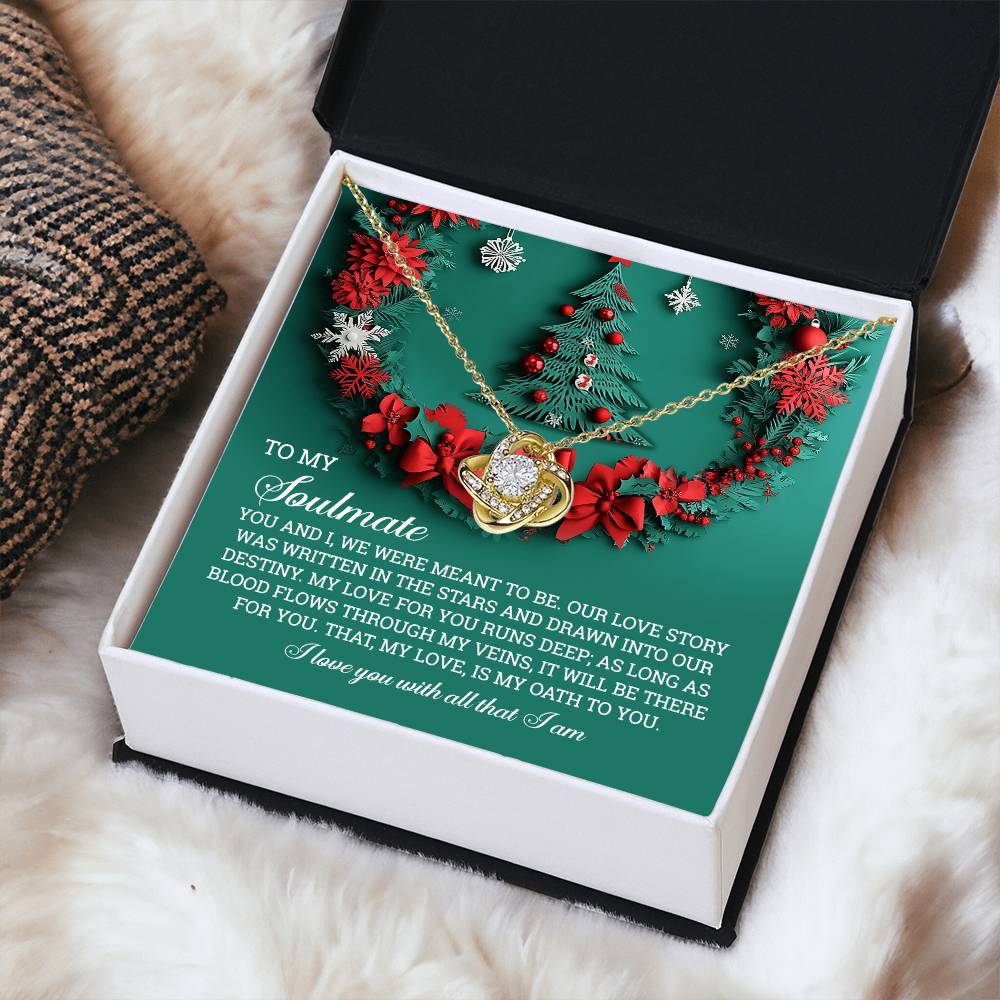 Love Story - Love Knot Necklace For Soulmate For Christmas