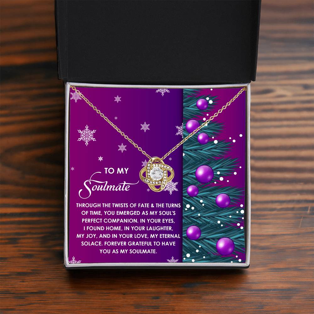 Perfect Companion - Love Knot Necklace For Soulmate For Christmas