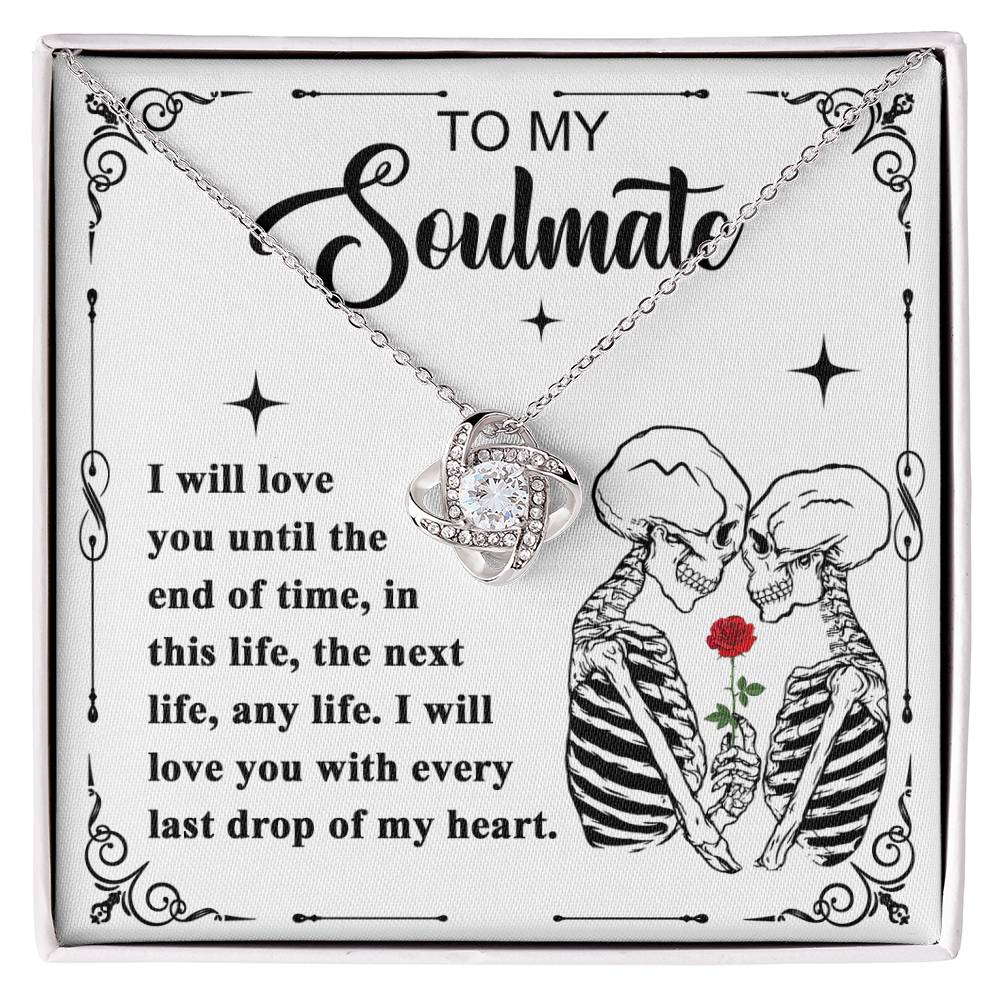 Until The End Of Time - Love Knot Halloween Necklace