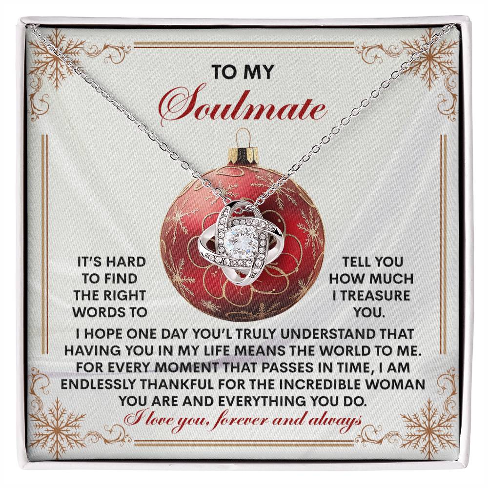 Incredible Woman - Love Knot Necklace For Soulmate For Christmas
