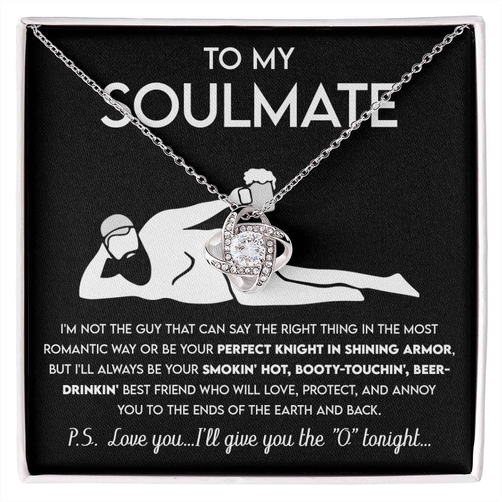 Not Your Perfect Knight - Love Knot Necklace For Soulmate