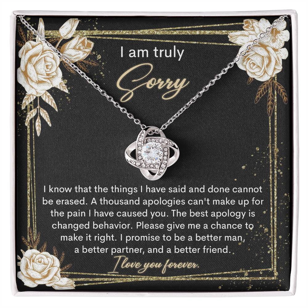 Best Apology - Love Knot Apology Necklace