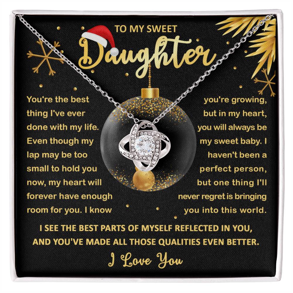 My Sweet Baby - Love Knot Necklace For Daughter For Christmas
