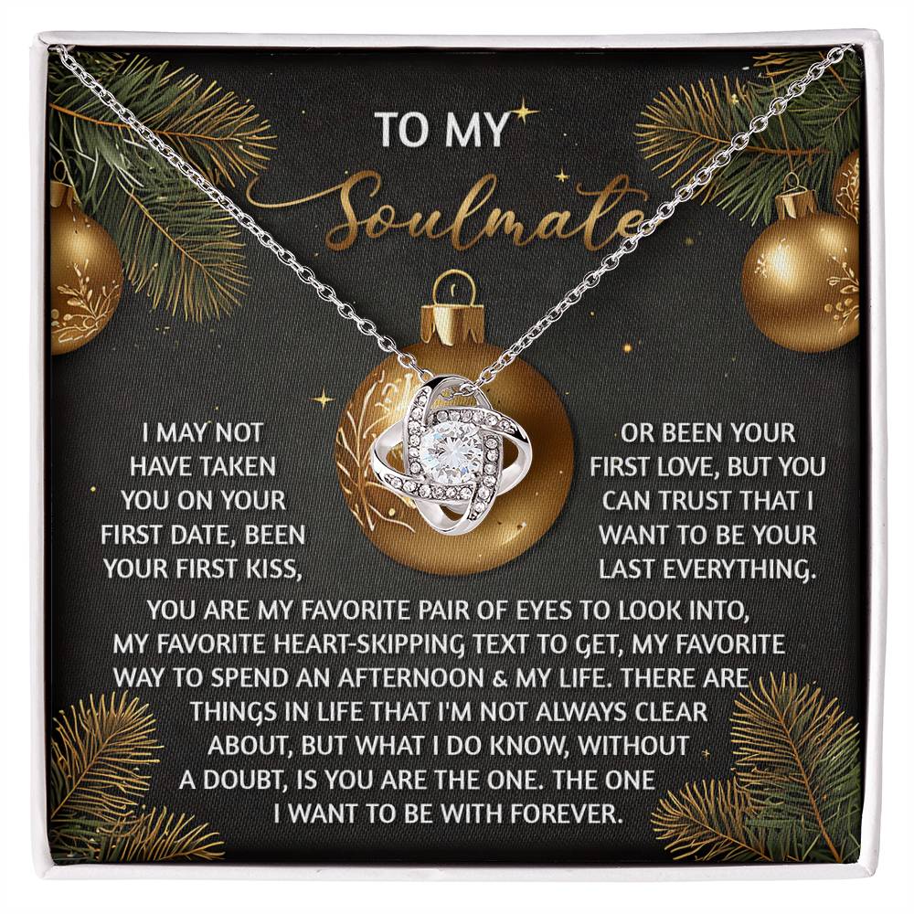 Without A Doubt - Love Knot Necklace For Soulmate For Christmas