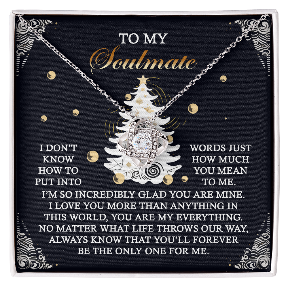 One For Me - Love Knot Necklace For Soulmate For Christmas