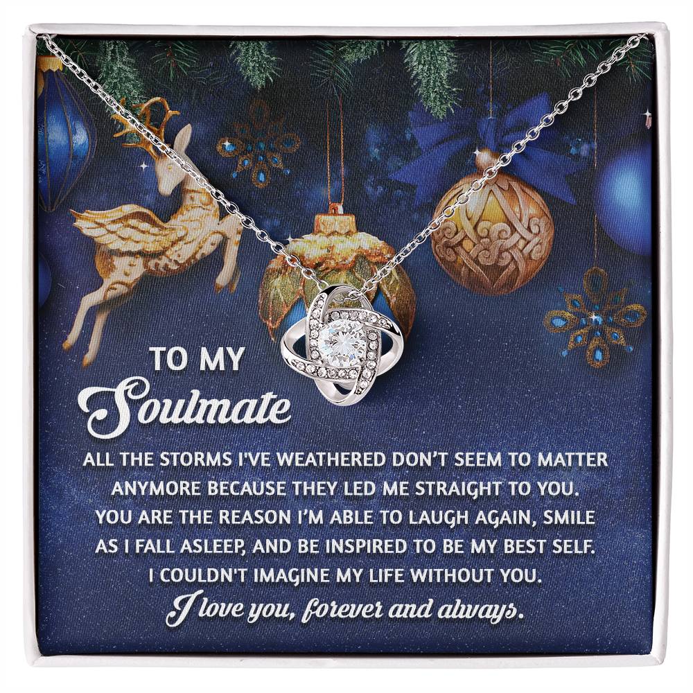 Straight To You - Love Knot Necklace For Soulmate For Christmas