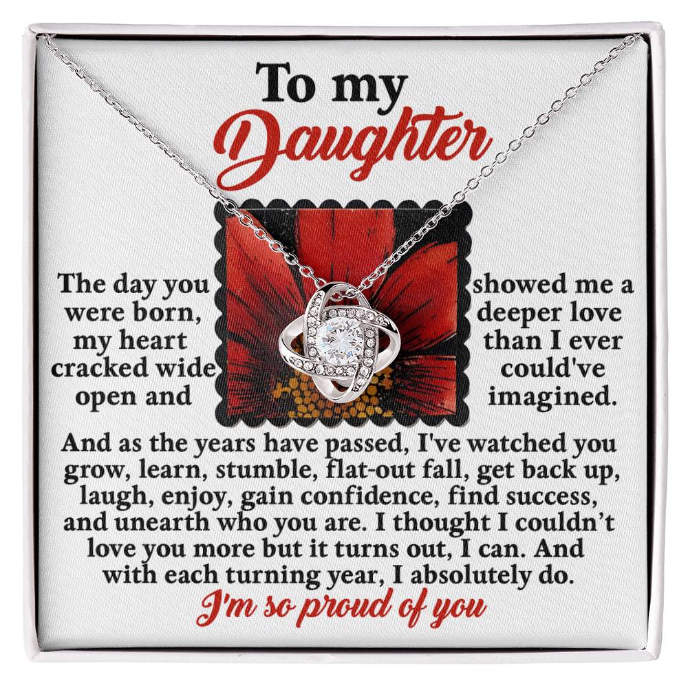 A Deeper Love - Love Knot Necklace For Daughter