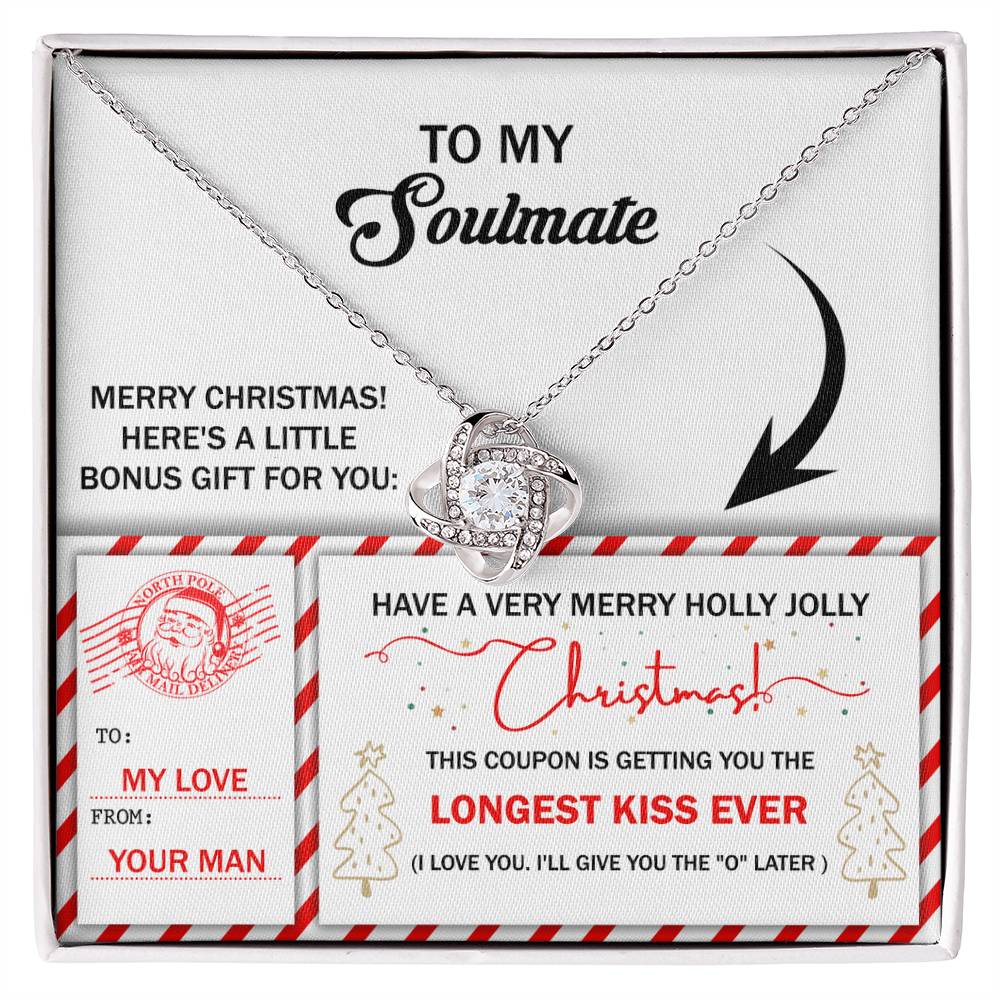 Christmas Coupon - Love Knot Necklace For Soulmate For Christmas