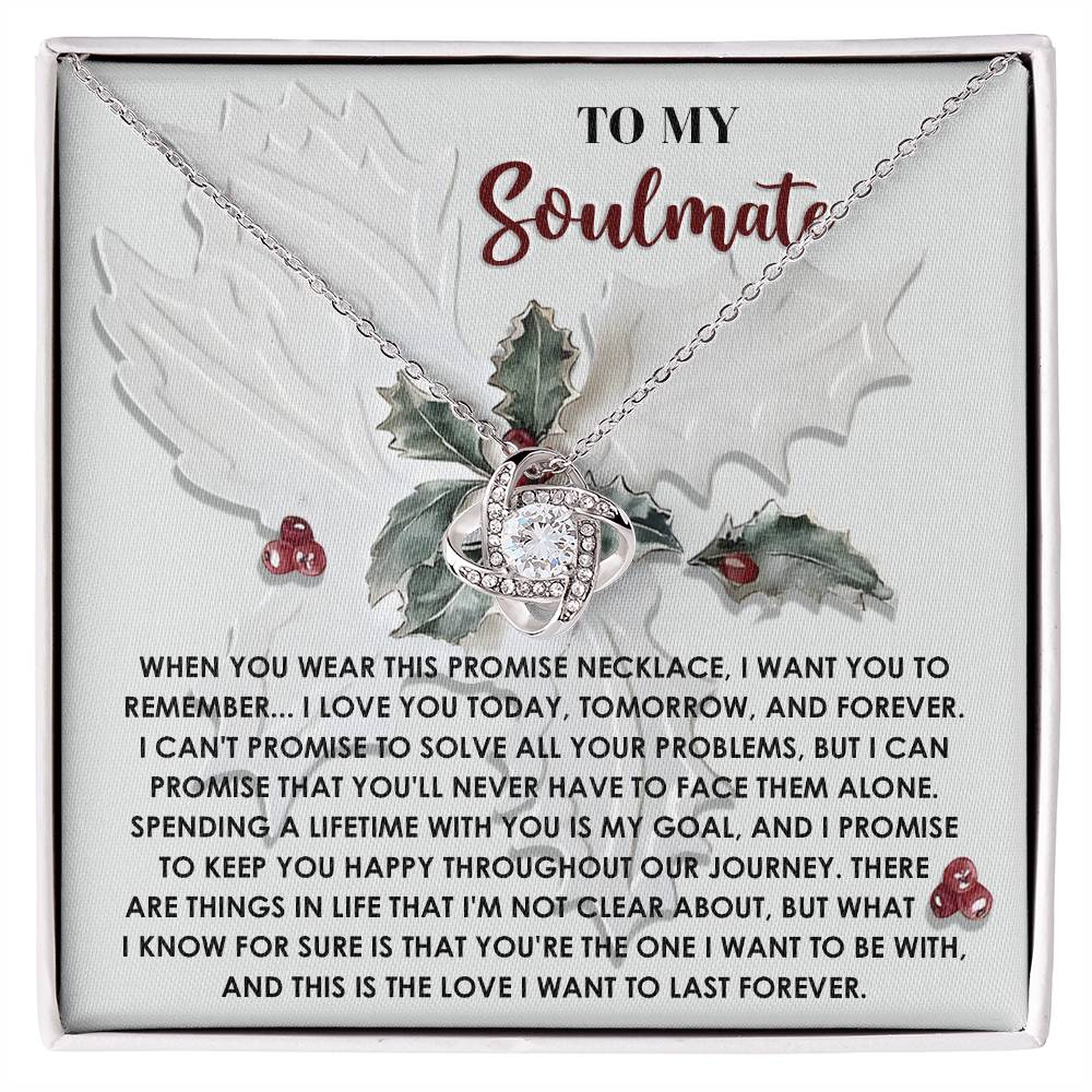 You're The One - Love Knot Necklace For Soulmate For Christmas