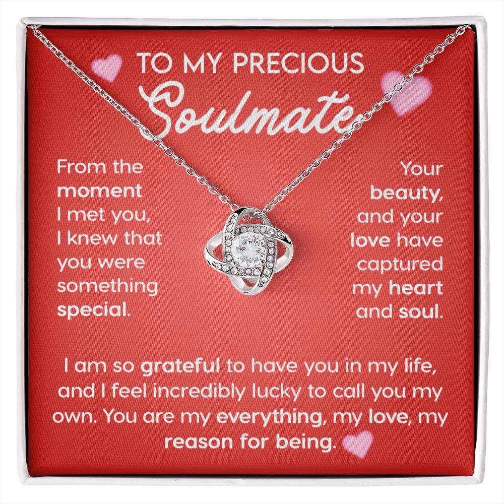 My Precious Soulmate - Love Knot Necklace For Soulmate
