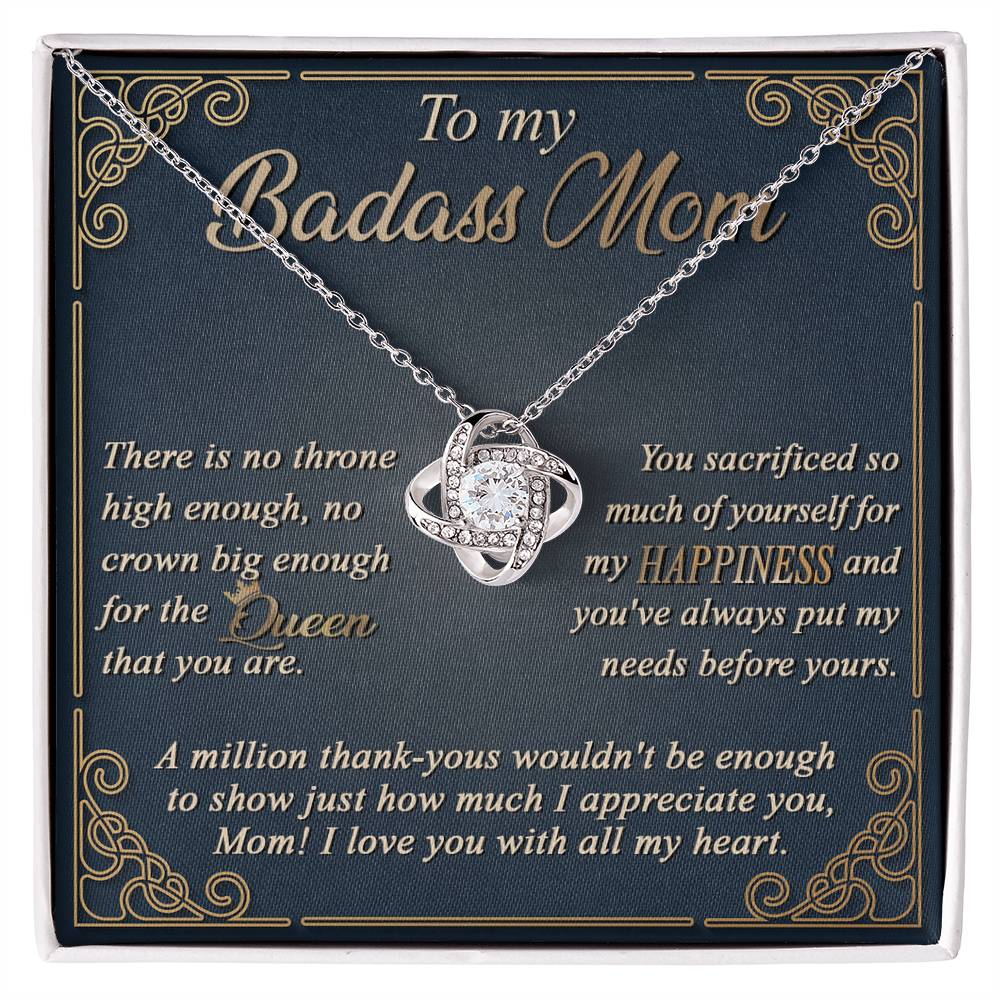 The Queen That You Are - Love Knot Necklace For Mom