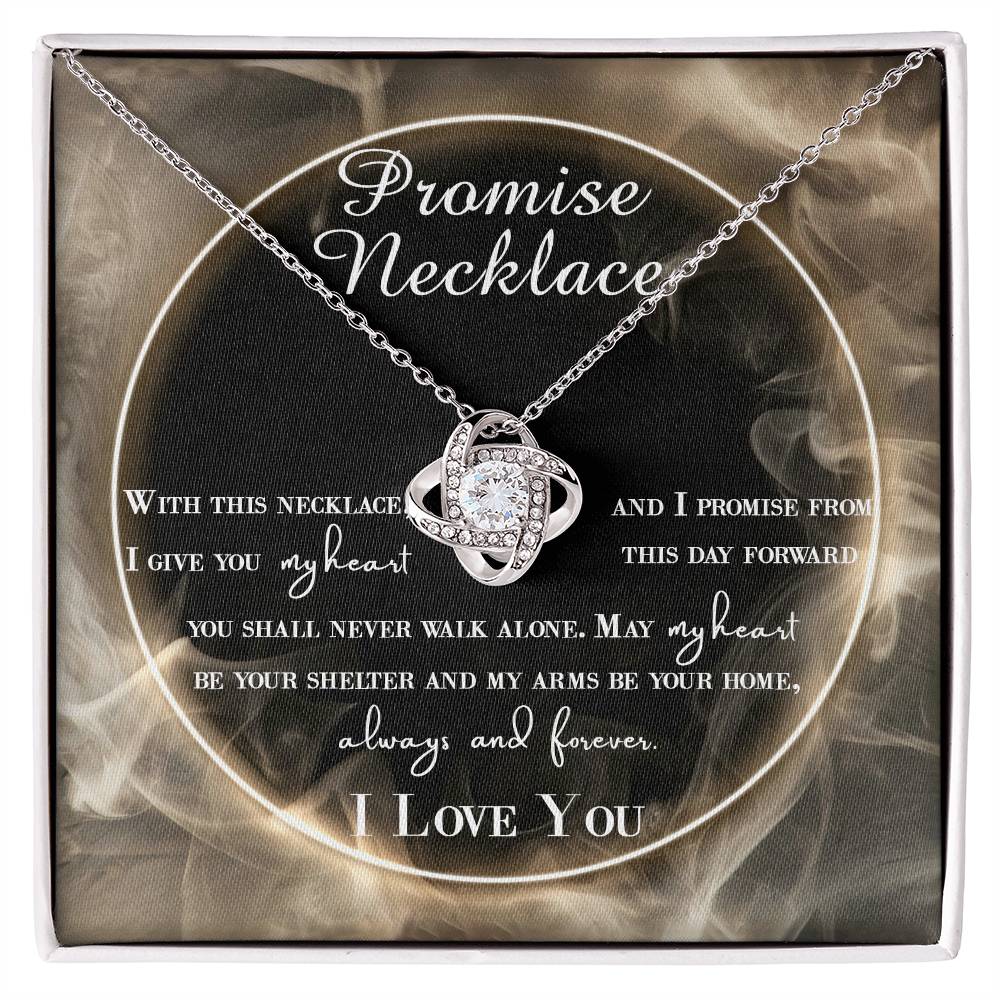 Promise Necklace - Love Knot Necklace For Wife