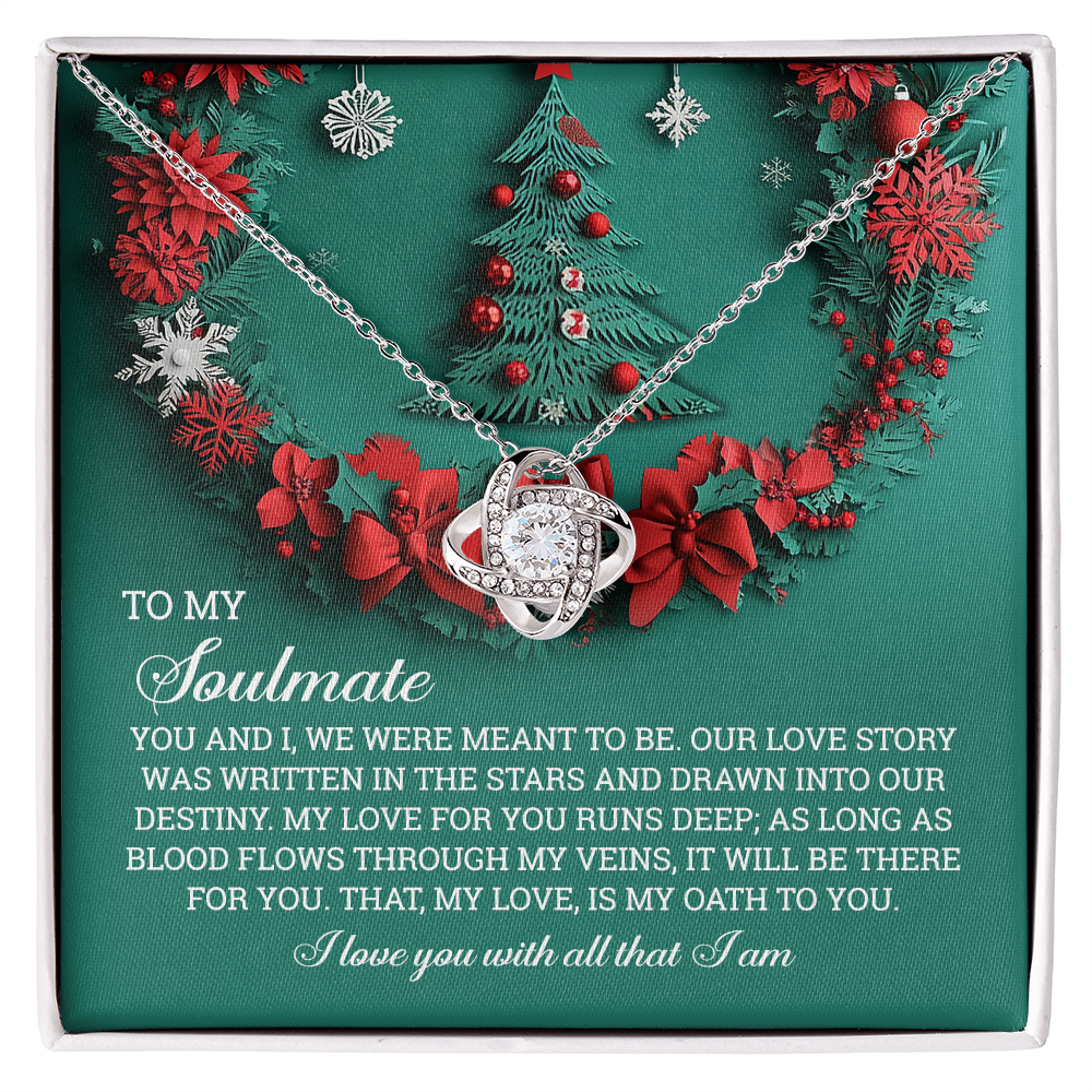 Love Story - Love Knot Necklace For Soulmate For Christmas