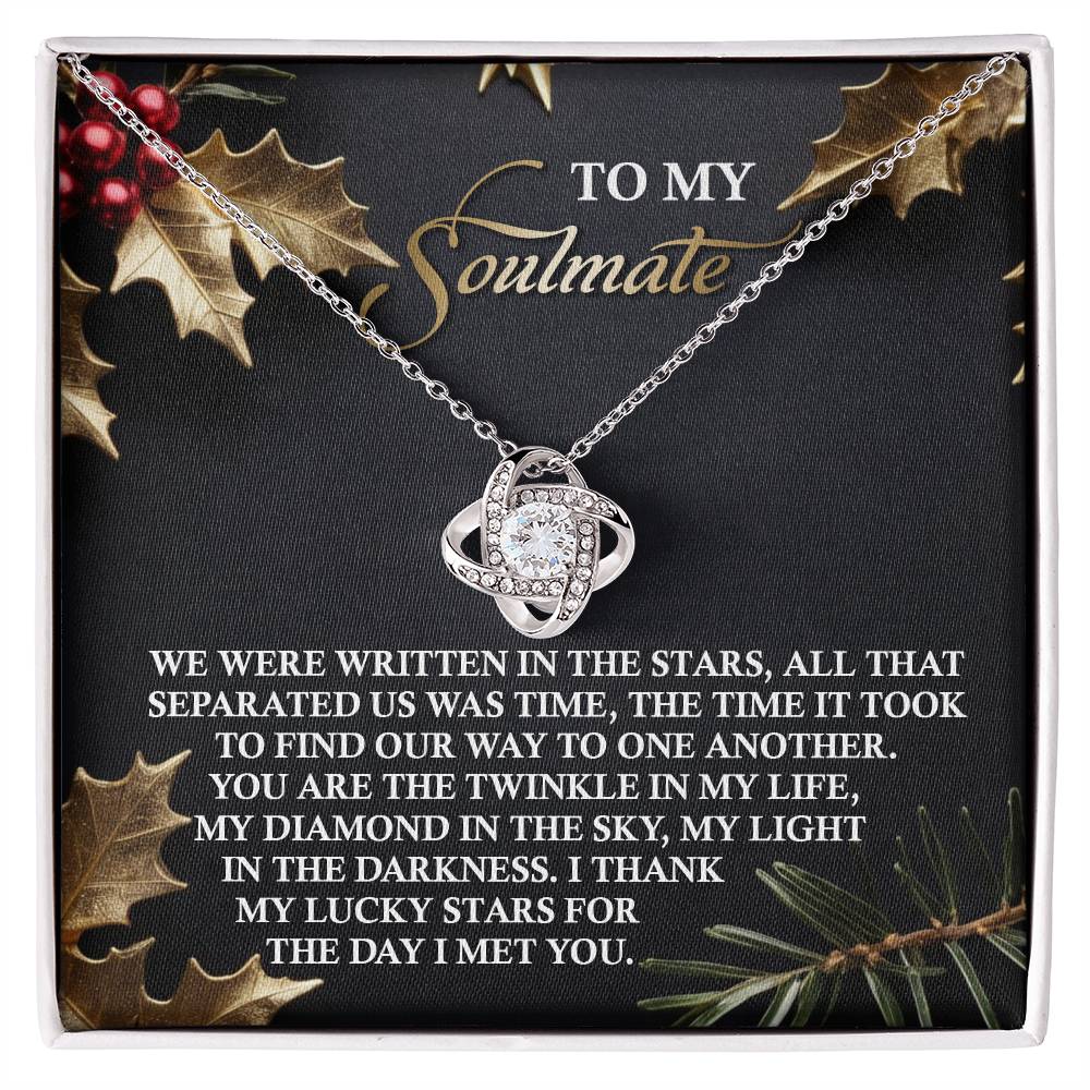 In The Stars - Love Knot Necklace For Soulmate For Christmas