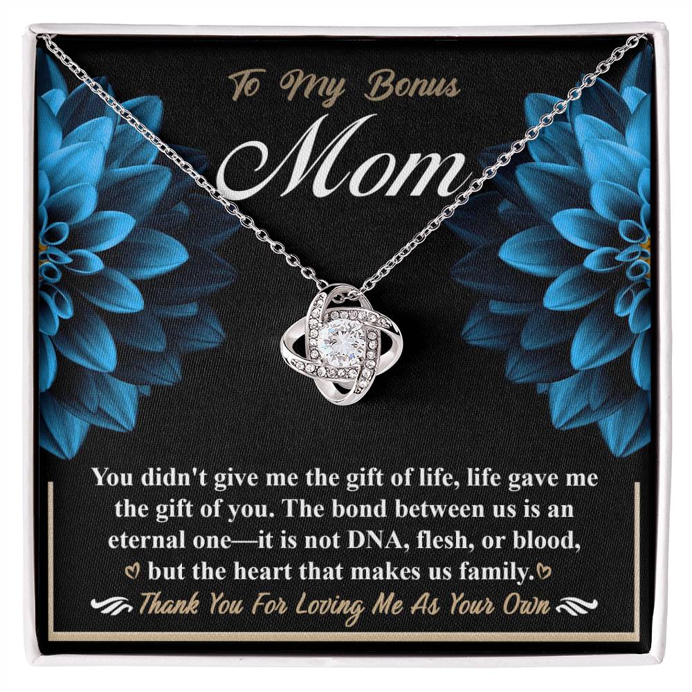 Gift Of You - Love Knot Necklace For Bonus Mom
