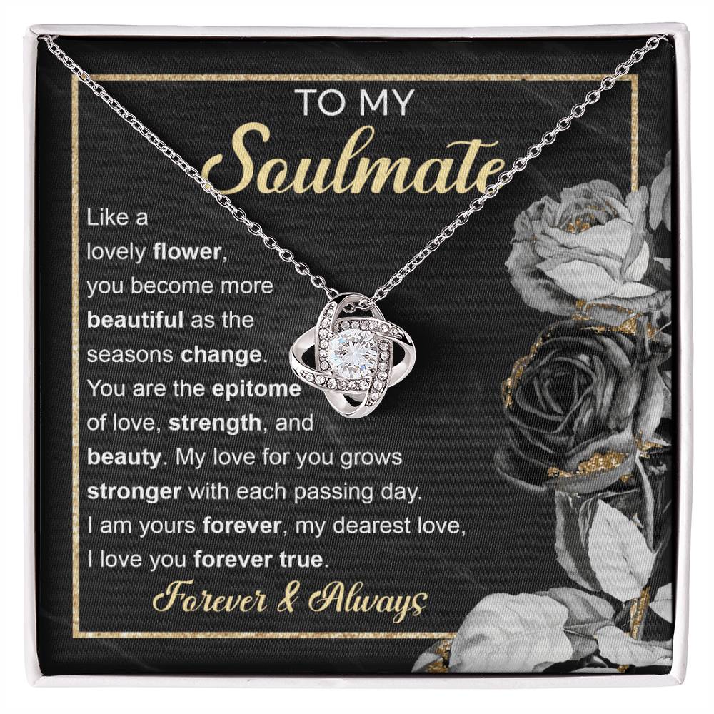 Forever True - Love Knot Necklace For Soulmate