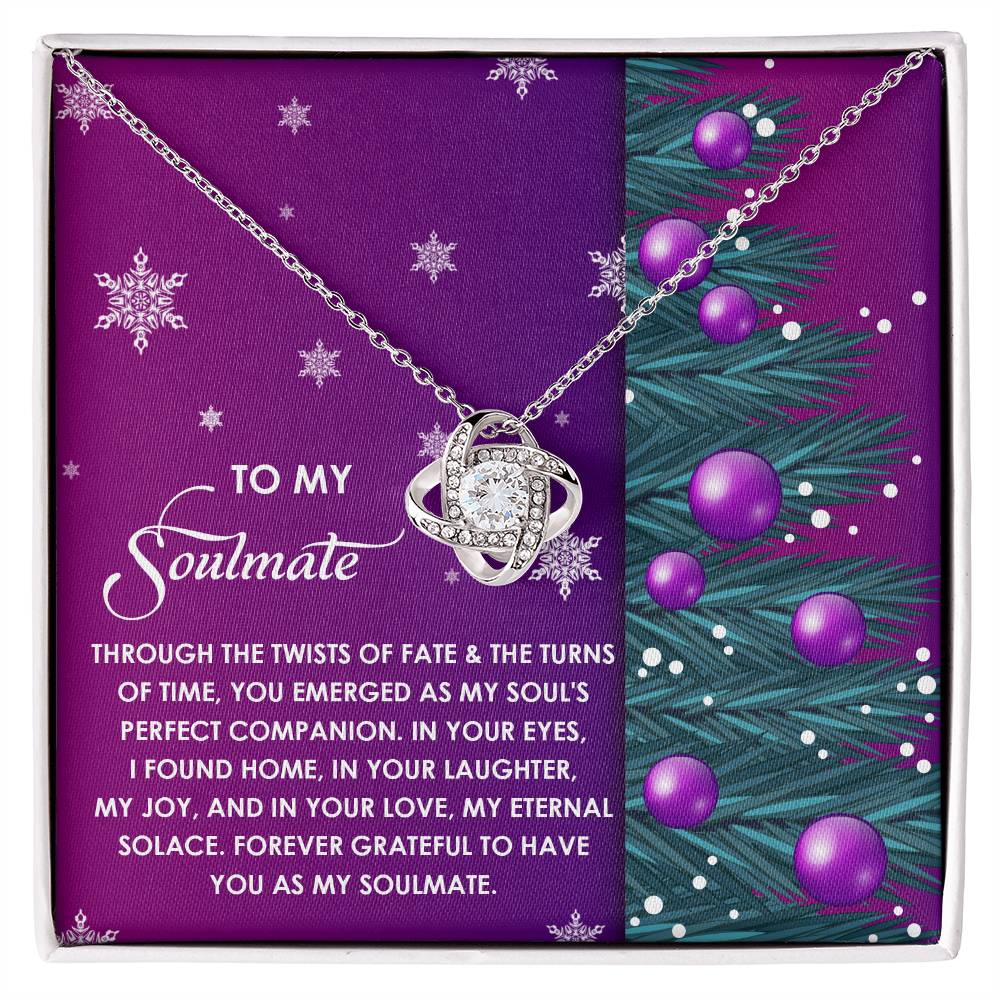 Perfect Companion - Love Knot Necklace For Soulmate For Christmas