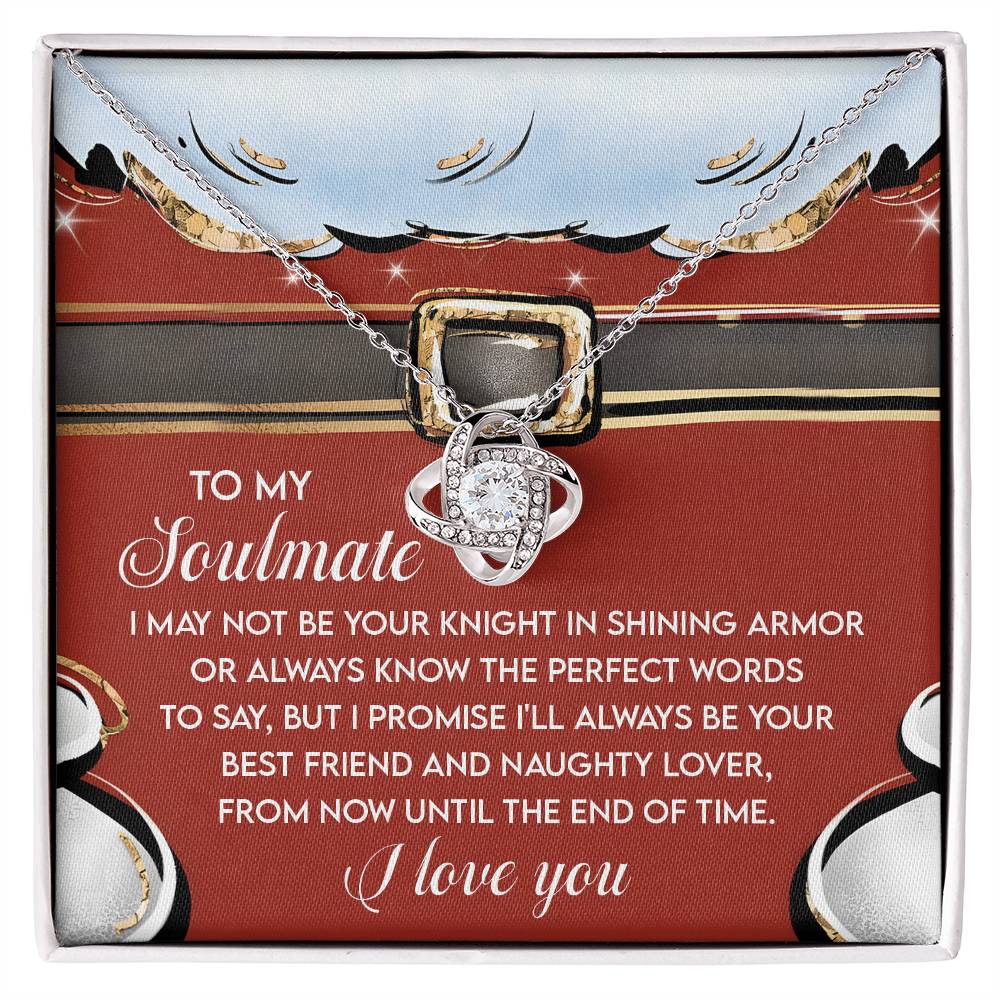 Naughty Lover - Love Knot Necklace For Soulmate For Christmas