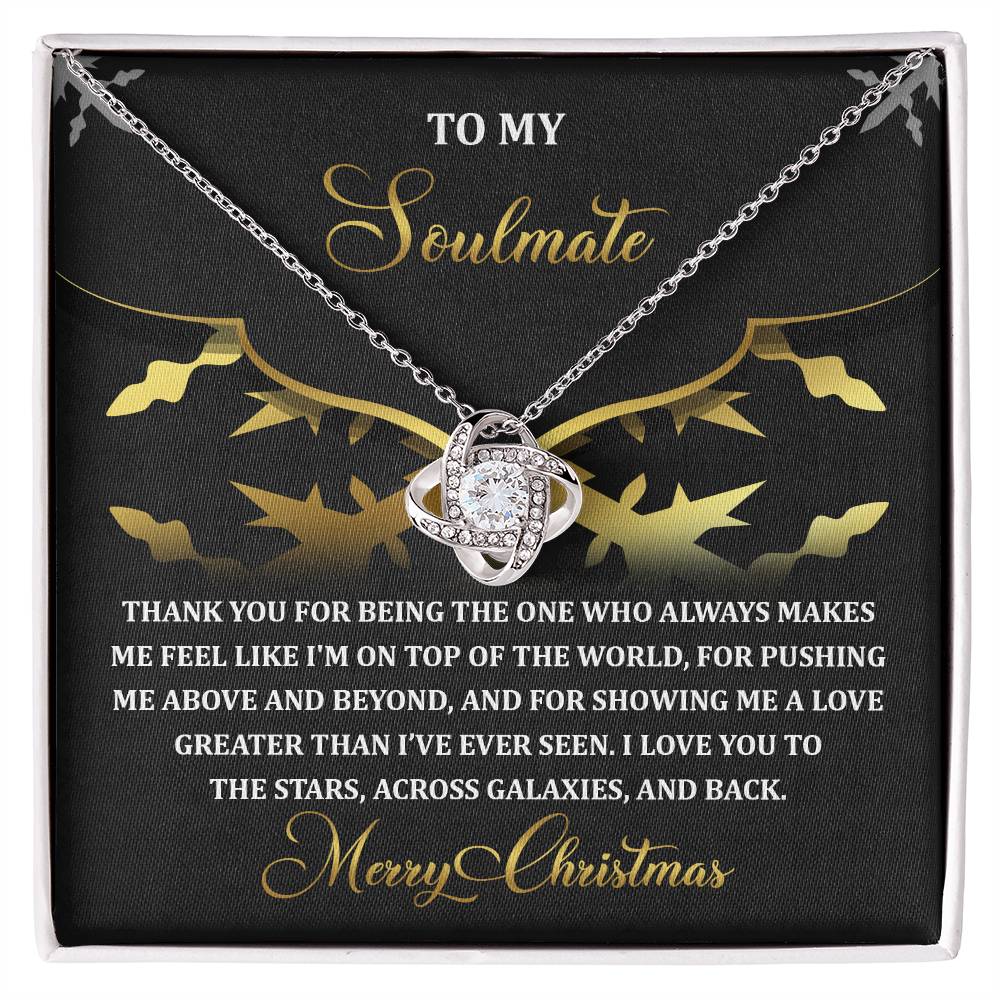 Top Of The World - Love Knot Necklace For Soulmate For Christmas