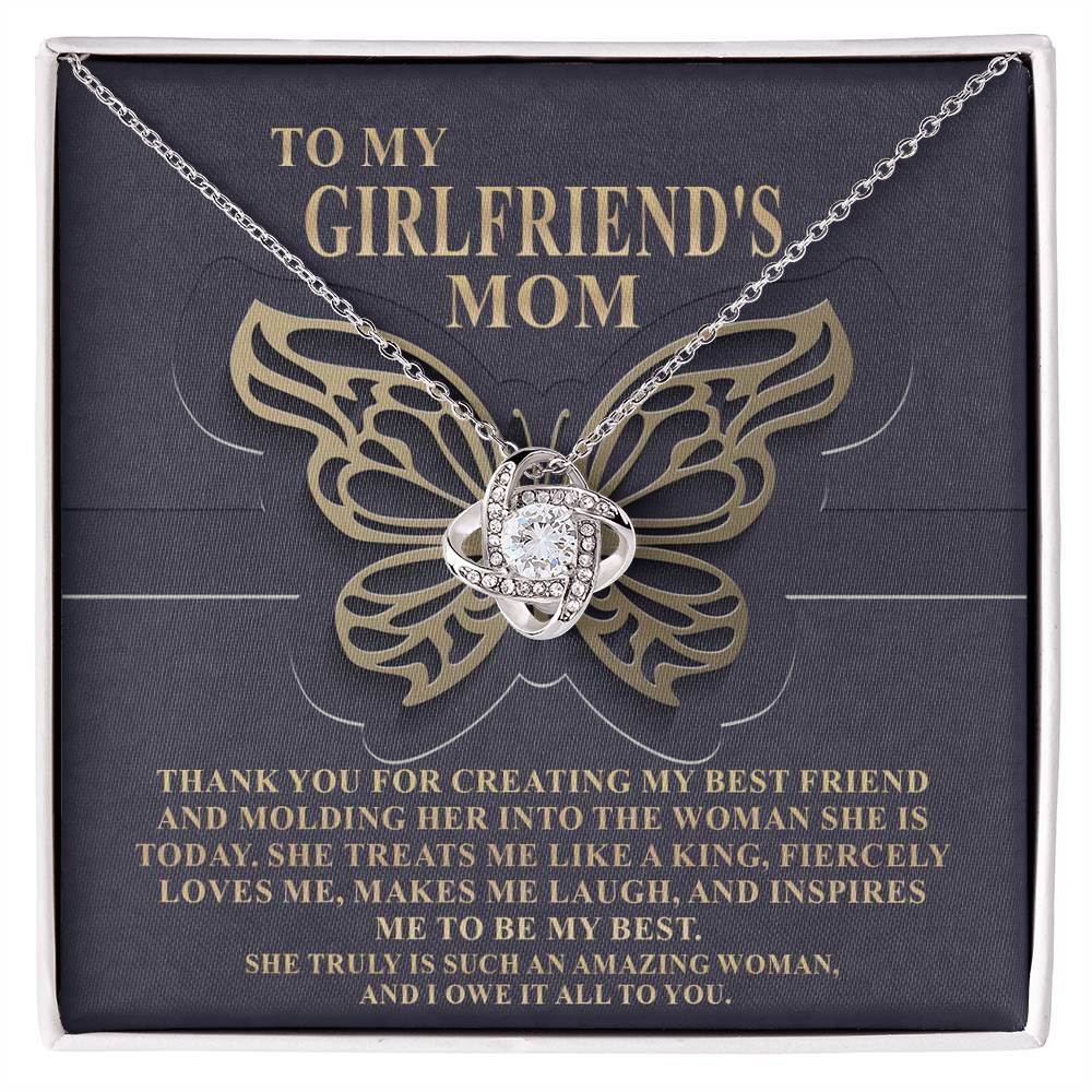 To Be My Best - Love Knot Necklace For Girlfriend's Mom