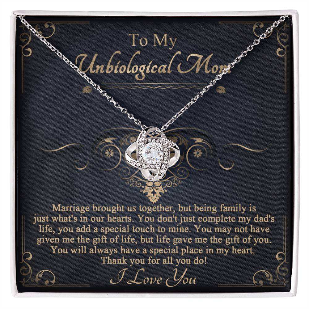 Special Place In My Heart - Love Knot Necklace For Bonus Mom