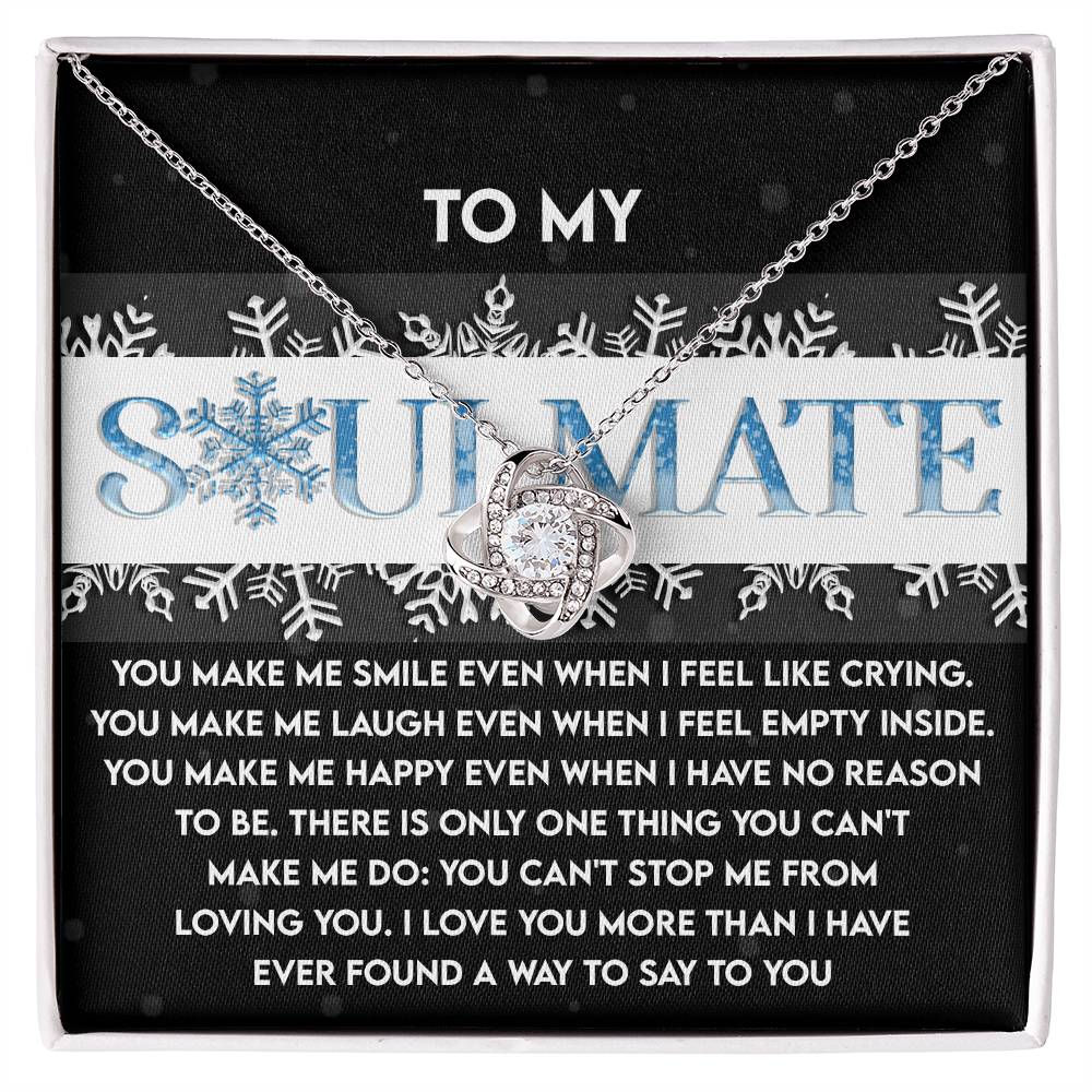 Loving You - Love Knot Necklace For Soulmate For Christmas