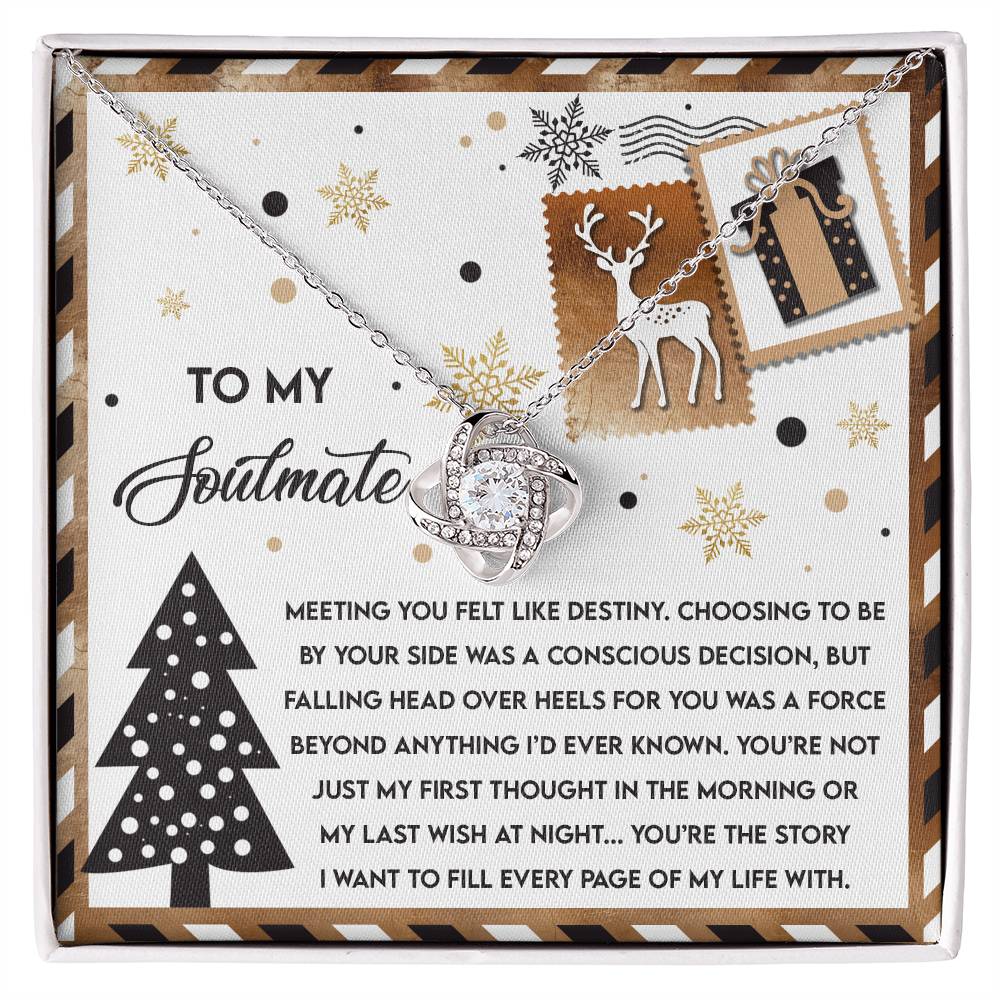 Like Destiny - Love Knot Necklace For Soulmate For Christmas