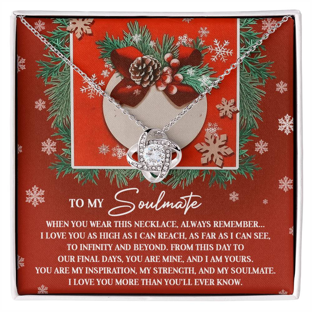 I Am Yours - Love Knot Necklace For Soulmate For Christmas