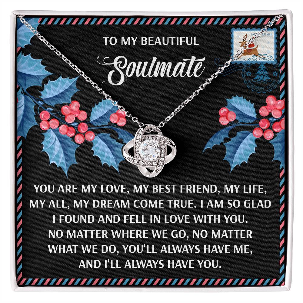 My Dream Come True - Love Knot Necklace For Soulmate For Christmas
