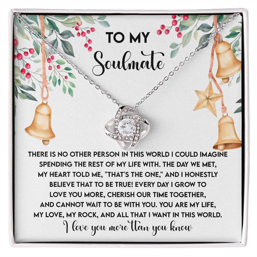 No Other Person - Love Knot Necklace For Soulmate For Christmas