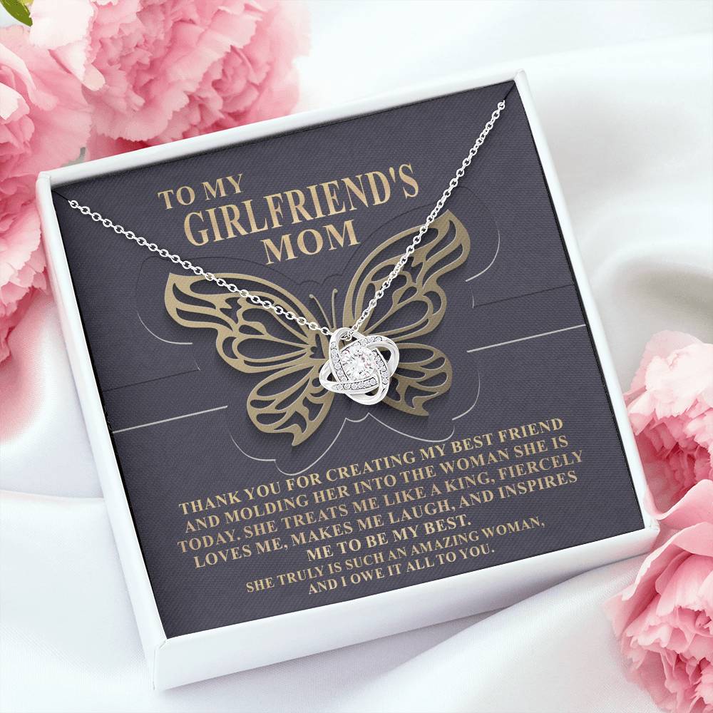 To Be My Best - Love Knot Necklace For Girlfriend's Mom