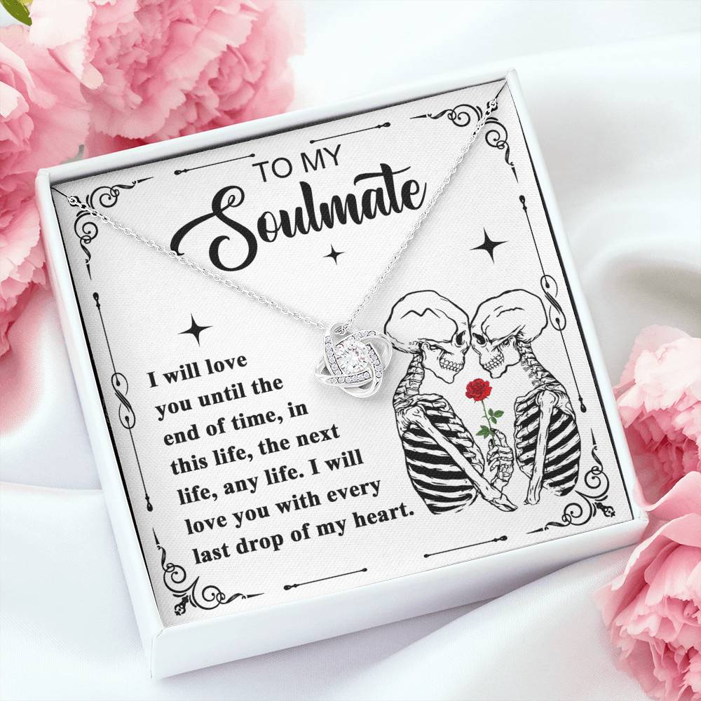 Until The End Of Time - Love Knot Halloween Necklace