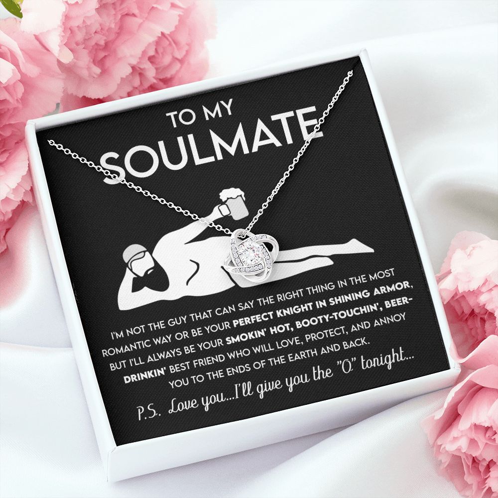 Not Your Perfect Knight - Love Knot Necklace For Soulmate