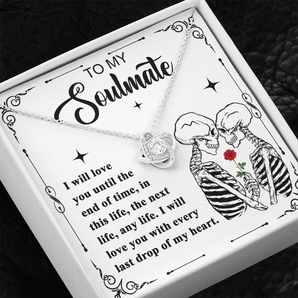 Until The End Of Time - Love Knot Halloween Necklace