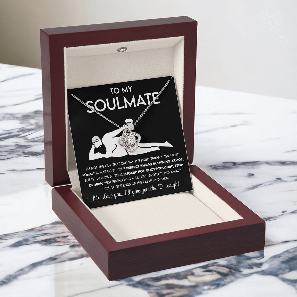 Not Your Perfect Knight - Love Knot Necklace For Soulmate