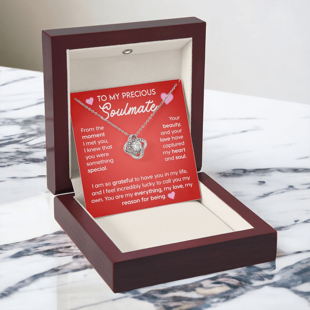 My Precious Soulmate - Love Knot Necklace For Soulmate